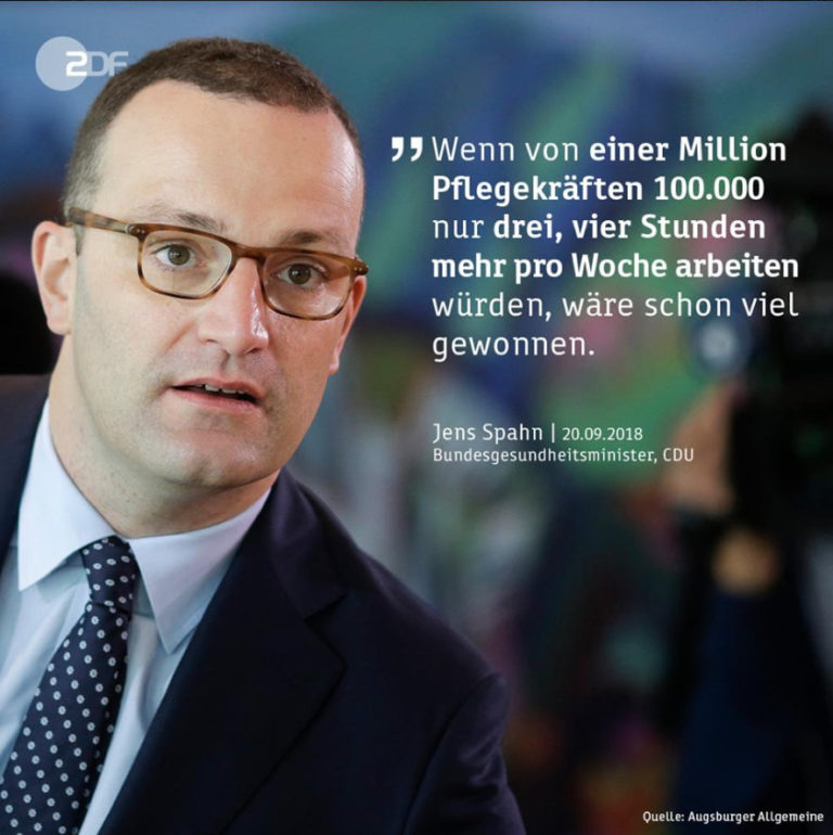 Das ZDF, Jens Spahn und angebliche Mehrarbeit für Pflegekräfte: So entstehen Fakenews